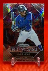 Kyle Lewis #FW10 Baseball Cards 2021 Panini Prizm Fireworks Prices