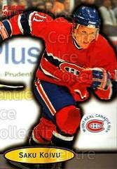 Saku Koivu Hockey Cards 1996 Fleer Prices