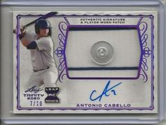 Antonio Cabello [Purple] #PA-AC1 Baseball Cards 2020 Leaf Trinity Patch Autographs Prices