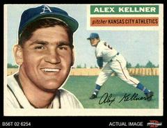 Alex Kellner [White Back] #176 Baseball Cards 1956 Topps Prices