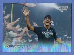 Julio Rodriguez [Chrome Pearl White] #33 Baseball Cards 2023 Stadium Club Prices