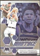 Anthony Edwards #28 Basketball Cards 2022 Panini Mosaic Montage Prices