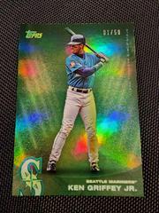 Ken Griffey Jr. [Green Glitter] #181 Baseball Cards 2022 Topps X Steve Aoki Prices