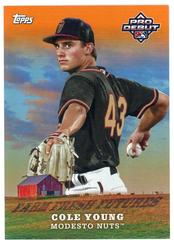 Cole Young [Orange] #FF-16 Baseball Cards 2023 Topps Pro Debut Farm Fresh Futures Prices