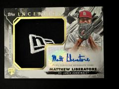 Matthew Liberatore [New Era Logo] #IAJH-ML Baseball Cards 2023 Topps Inception Autograph Jumbo Hat Patch Prices