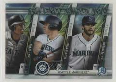 Kyle Lewis, Tyler O'Neill, D.J. Peterson #TP-SEA Baseball Cards 2017 Bowman Talent Pipeline Prices