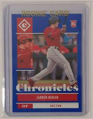 Jarren Duran [Blue] #6 Baseball Cards 2022 Panini Chronicles Prices