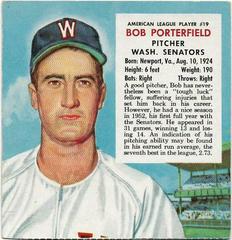 Bob Porterfield Baseball Cards 1953 Red Man Tobacco Prices