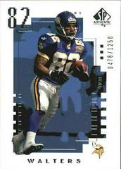Troy Walters #171 Football Cards 2000 SP Authentic Prices