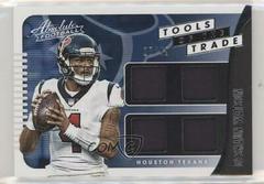 Deshaun Watson Football Cards 2019 Panini Absolute Tools of the Trade Quad Prices