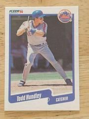 Todd Hundley Baseball Cards 1990 Fleer Update Prices