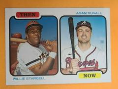 Willie Stargell, Adan Duvall Baseball Cards 2022 Topps Heritage Then and Now Prices