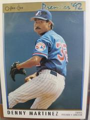 Denny Martinez Baseball Cards 1992 O Pee Chee Premier Prices