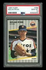 Nolan Ryan #368 Baseball Cards 1989 Fleer Prices