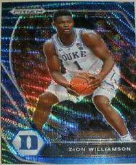 Zion Williamson [Blue Wave Prizm] #63 Basketball Cards 2021 Panini Prizm Draft Picks Prices