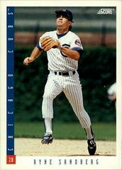 Ryne Sandberg Baseball Cards 1993 Score Prices