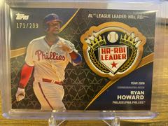 Ryan Howard [Black] #CA-RH Baseball Cards 2023 Topps Crowning Achievements Commemorative Patch Prices