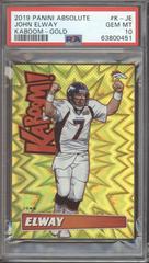 John Elway [Gold] #K-JE Football Cards 2019 Panini Absolute Kaboom Prices
