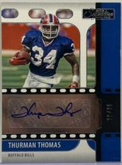 Thurman Thomas #SS-TTH Football Cards 2021 Panini Chronicles Signature Series Prices