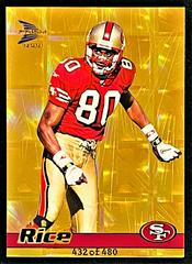 Jerry Rice [Holo Gold] #128 Football Cards 1999 Pacific Prisms Prices