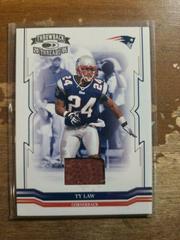 Ty Law Football Cards 2005 Panini Donruss Throwback Threads Prices