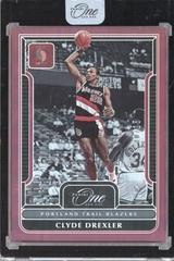 Clyde Drexler [Red] #177 Basketball Cards 2022 Panini One and One Prices