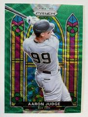 Aaron Judge [Green Wave Prizm] #SG-5 Baseball Cards 2021 Panini Prizm Stained Glass Prices