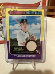 Tyler Soderstrom #CCR-TS Baseball Cards 2024 Topps Heritage Clubhouse Collection Relic Prices