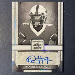 Mario Williams #PA-MW1 Football Cards 2022 Leaf Ultimate Draft Portrait Autographs Prices