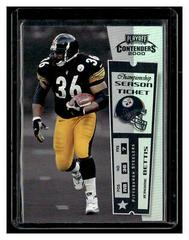 Jerome Bettis [Championship Ticket] #69 Football Cards 2000 Playoff Contenders Prices