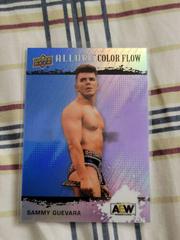 Sammy Guevara [Blue Purple] Wrestling Cards 2022 Upper Deck Allure AEW Color Flow Prices