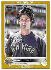 Gerrit Cole [Gold] #ASG-46 Baseball Cards 2022 Topps Update All Star Game Prices