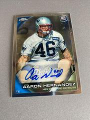 Aaron Hernandez [Autograph] #C87 Football Cards 2010 Topps Chrome Prices