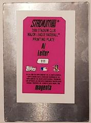 Al Leiter #111 Baseball Cards 2000 Stadium Club Prices