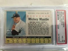 Mickey Mantle [Perforated] #4 Baseball Cards 1961 Post Cereal Prices