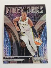 Satou Sabally #8 Basketball Cards 2022 Panini Prizm WNBA Fireworks Prices