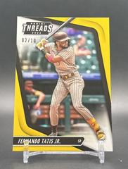 Fernando Tatis Jr. [Gold] Baseball Cards 2022 Panini Chronicles Threads Prices