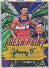 Johnny Davis #FP-JDW Basketball Cards 2022 Panini Court Kings Fresh Paint Autographs Prices