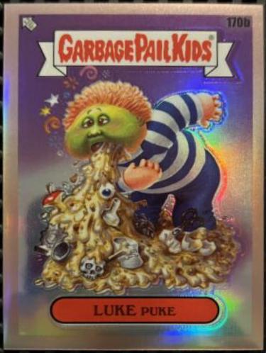 LUKE Puke [Rose Gold Refractor] #170b 2022 Garbage Pail Kids Chrome