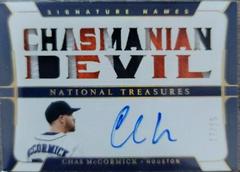 Chas McCormick [Holo Gold] #SN-CM Baseball Cards 2022 Panini National Treasures Signature Names Prices