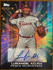 Luisangel Acuna [Orange] #FC-LA Baseball Cards 2023 Topps Pro Debut Future Cornerstones Autographs Prices