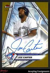 Joe Carter [Gold] Baseball Cards 2022 Topps Finest Moments Autographs Prices