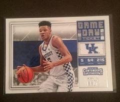 Kevin Knox Basketball Cards 2018 Panini Contenders Draft Picks Game Day Ticket Prices