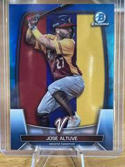 Jose Altuve [Blue] Baseball Cards 2023 Bowman Chrome WBC Flag Refractor Prices