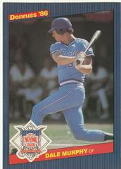 Dale Murphy Baseball Cards 1986 Donruss All Stars Prices