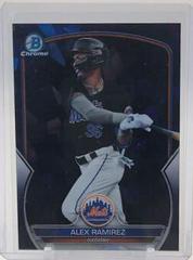 Alex Ramirez [Black Sapphire] #BDC-17 Baseball Cards 2023 Bowman Draft Chrome Sapphire Prices