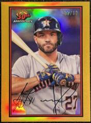 Jose Altuve [Gold Refractor] #B30-JAL Baseball Cards 2019 Bowman 30th Anniversary Prices