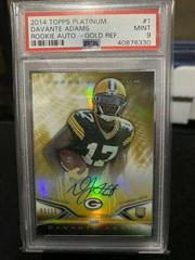 Davante Adams [Gold Refractor] #1 Football Cards 2014 Topps Platinum Rookie Autograph Prices