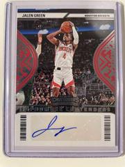 Jalen Green #SC-JGR Basketball Cards 2022 Panini Contenders Sophomore Autographs Prices