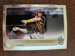 Jackson Merrill Baseball Cards 2022 Topps Pro Debut Chrome Prices